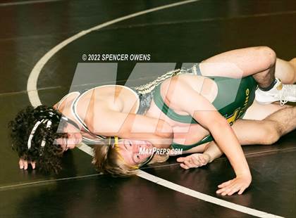 Thumbnail 1 in NCHSAA 4A West Wrestling Regional Championship photogallery.