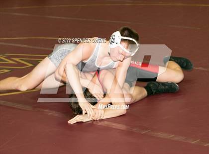 Thumbnail 1 in NCHSAA 4A West Wrestling Regional Championship photogallery.