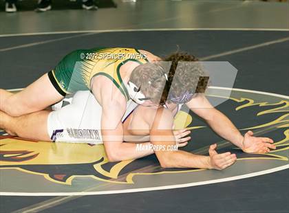 Thumbnail 1 in NCHSAA 4A West Wrestling Regional Championship photogallery.