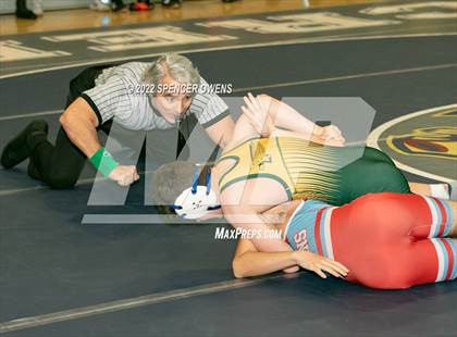 Thumbnail 1 in NCHSAA 4A West Wrestling Regional Championship photogallery.
