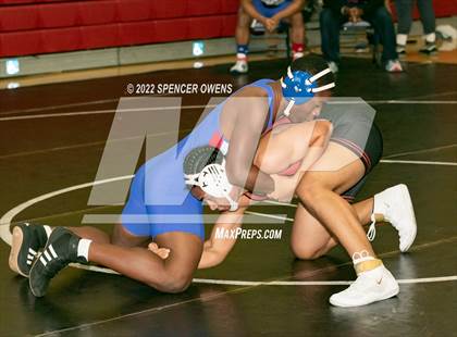 Thumbnail 3 in NCHSAA 4A West Wrestling Regional Championship photogallery.