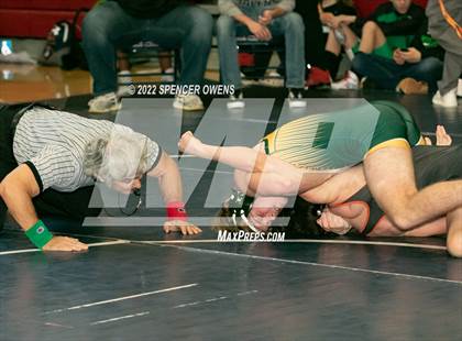 Thumbnail 2 in NCHSAA 4A West Wrestling Regional Championship photogallery.