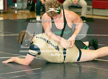 Thumbnail 2 in NCHSAA 4A West Wrestling Regional Championship photogallery.