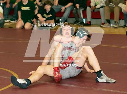Thumbnail 2 in NCHSAA 4A West Wrestling Regional Championship photogallery.