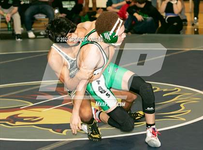 Thumbnail 1 in NCHSAA 4A West Wrestling Regional Championship photogallery.