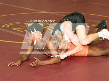 Thumbnail 1 in NCHSAA 4A West Wrestling Regional Championship photogallery.