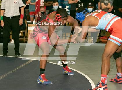 Thumbnail 1 in NCHSAA 4A West Wrestling Regional Championship photogallery.