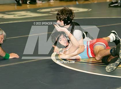 Thumbnail 1 in NCHSAA 4A West Wrestling Regional Championship photogallery.