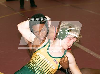 Thumbnail 3 in NCHSAA 4A West Wrestling Regional Championship photogallery.