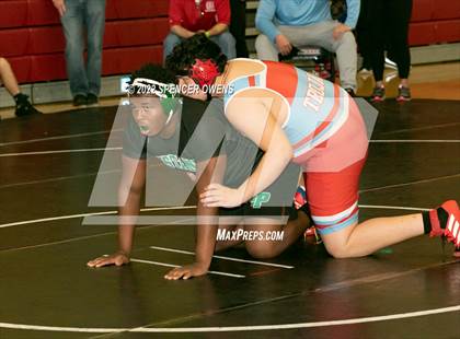 Thumbnail 3 in NCHSAA 4A West Wrestling Regional Championship photogallery.