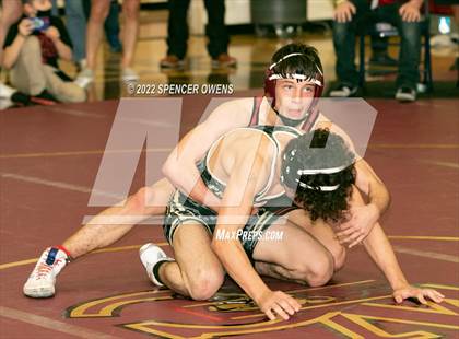 Thumbnail 1 in NCHSAA 4A West Wrestling Regional Championship photogallery.
