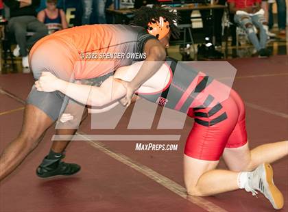 Thumbnail 1 in NCHSAA 4A West Wrestling Regional Championship photogallery.