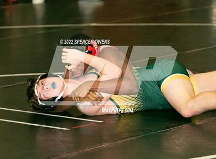Thumbnail 1 in NCHSAA 4A West Wrestling Regional Championship photogallery.