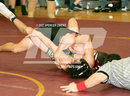 Thumbnail 2 in NCHSAA 4A West Wrestling Regional Championship photogallery.