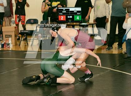 Thumbnail 2 in NCHSAA 4A West Wrestling Regional Championship photogallery.