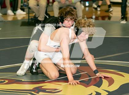 Thumbnail 3 in NCHSAA 4A West Wrestling Regional Championship photogallery.