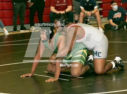 Thumbnail 1 in NCHSAA 4A West Wrestling Regional Championship photogallery.