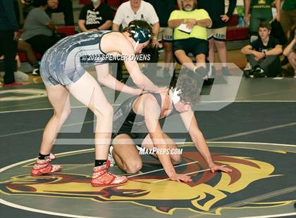 Thumbnail 2 in NCHSAA 4A West Wrestling Regional Championship photogallery.