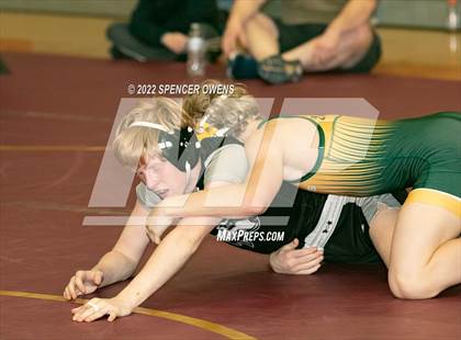 Thumbnail 1 in NCHSAA 4A West Wrestling Regional Championship photogallery.