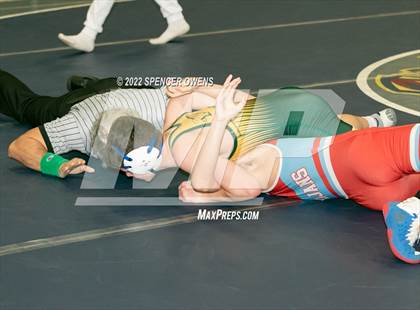 Thumbnail 2 in NCHSAA 4A West Wrestling Regional Championship photogallery.