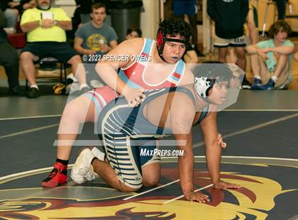 Thumbnail 3 in NCHSAA 4A West Wrestling Regional Championship photogallery.