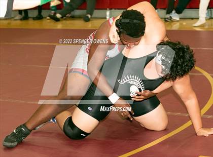 Thumbnail 3 in NCHSAA 4A West Wrestling Regional Championship photogallery.