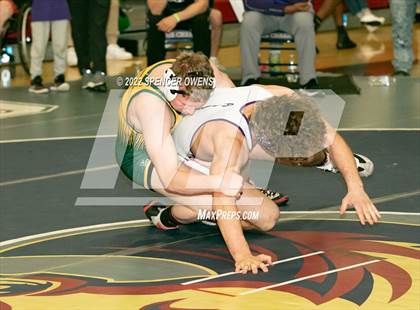 Thumbnail 2 in NCHSAA 4A West Wrestling Regional Championship photogallery.