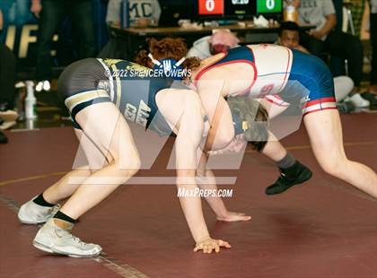 Thumbnail 2 in NCHSAA 4A West Wrestling Regional Championship photogallery.