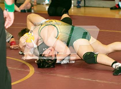 Thumbnail 3 in NCHSAA 4A West Wrestling Regional Championship photogallery.