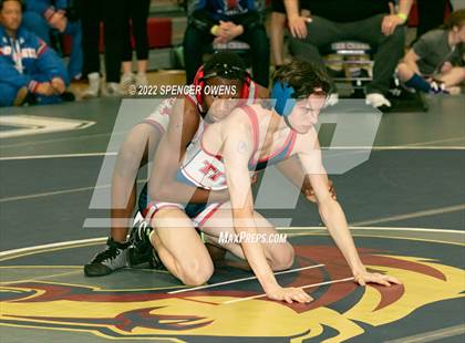 Thumbnail 1 in NCHSAA 4A West Wrestling Regional Championship photogallery.