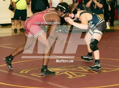 Thumbnail 1 in NCHSAA 4A West Wrestling Regional Championship photogallery.