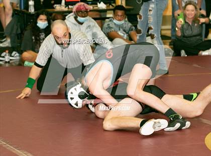Thumbnail 3 in NCHSAA 4A West Wrestling Regional Championship photogallery.