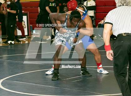 Thumbnail 3 in NCHSAA 4A West Wrestling Regional Championship photogallery.