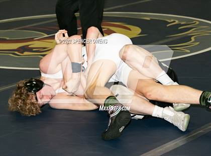 Thumbnail 2 in NCHSAA 4A West Wrestling Regional Championship photogallery.