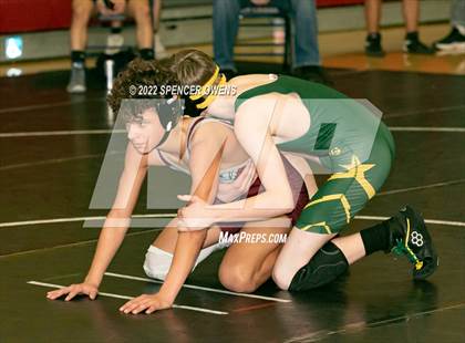 Thumbnail 2 in NCHSAA 4A West Wrestling Regional Championship photogallery.