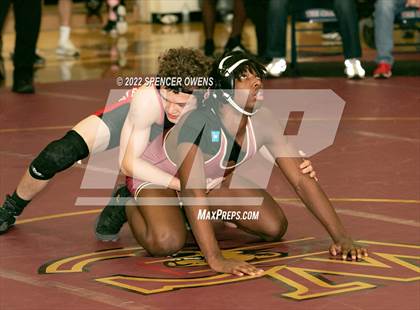 Thumbnail 1 in NCHSAA 4A West Wrestling Regional Championship photogallery.