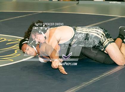 Thumbnail 3 in NCHSAA 4A West Wrestling Regional Championship photogallery.