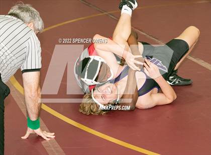 Thumbnail 2 in NCHSAA 4A West Wrestling Regional Championship photogallery.