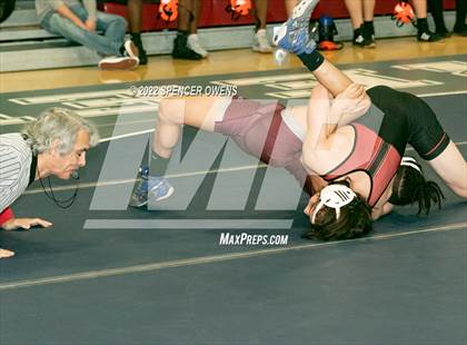 Thumbnail 3 in NCHSAA 4A West Wrestling Regional Championship photogallery.