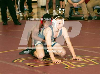 Thumbnail 3 in NCHSAA 4A West Wrestling Regional Championship photogallery.