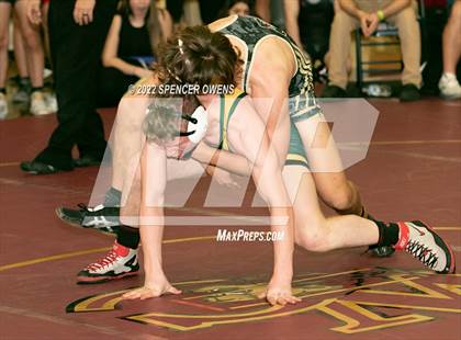 Thumbnail 1 in NCHSAA 4A West Wrestling Regional Championship photogallery.