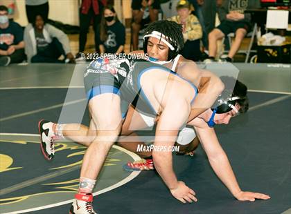 Thumbnail 1 in NCHSAA 4A West Wrestling Regional Championship photogallery.