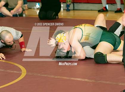 Thumbnail 2 in NCHSAA 4A West Wrestling Regional Championship photogallery.