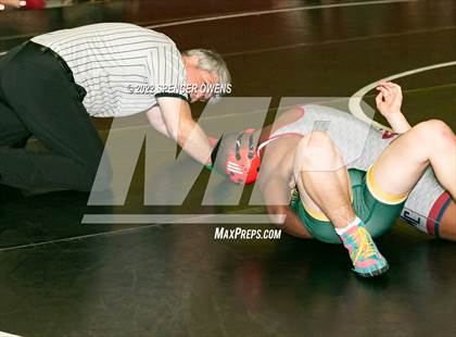 Thumbnail 3 in NCHSAA 4A West Wrestling Regional Championship photogallery.
