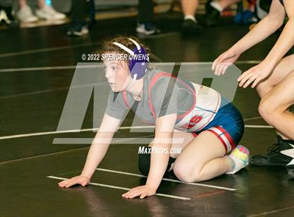 Thumbnail 3 in NCHSAA 4A West Wrestling Regional Championship photogallery.