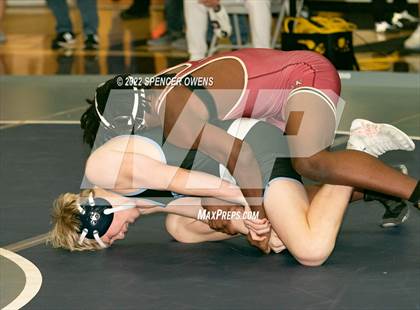Thumbnail 1 in NCHSAA 4A West Wrestling Regional Championship photogallery.