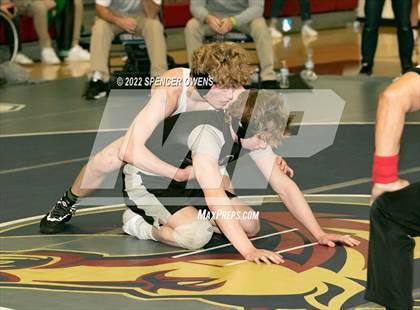 Thumbnail 1 in NCHSAA 4A West Wrestling Regional Championship photogallery.