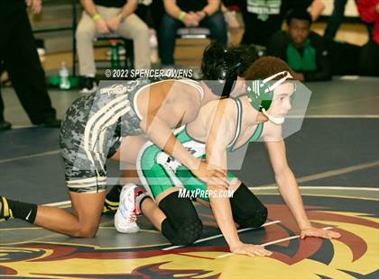 Thumbnail 1 in NCHSAA 4A West Wrestling Regional Championship photogallery.