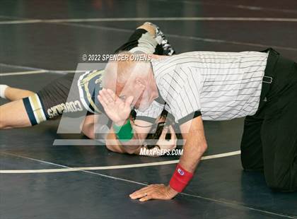 Thumbnail 2 in NCHSAA 4A West Wrestling Regional Championship photogallery.