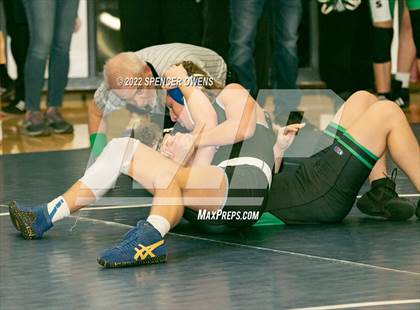 Thumbnail 2 in NCHSAA 4A West Wrestling Regional Championship photogallery.